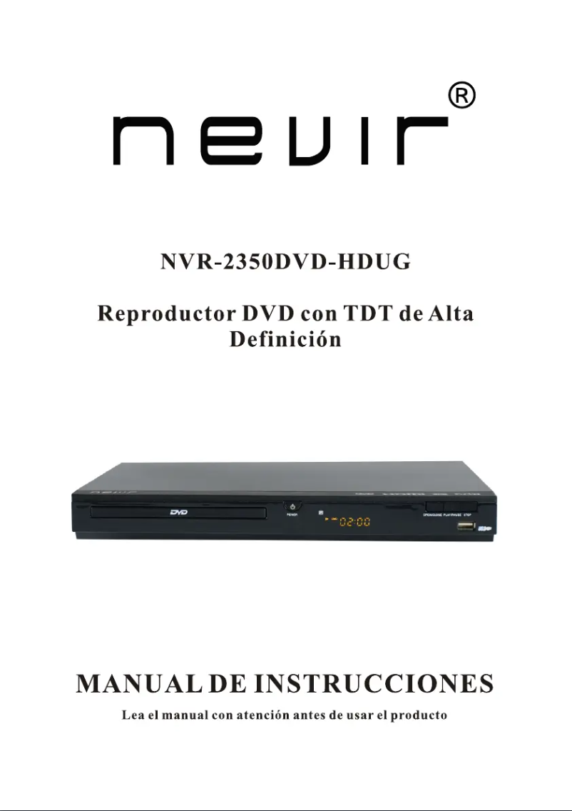 Image de la première page du manuel de l'appareil NVR-2350