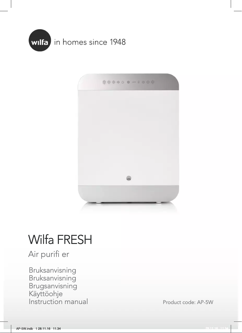 Image de la première page du manuel de l'appareil AP-5W