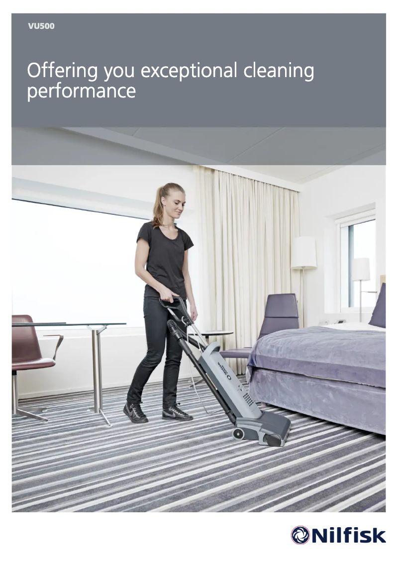 Imagen de la primera página del manual del dispositivo VU500