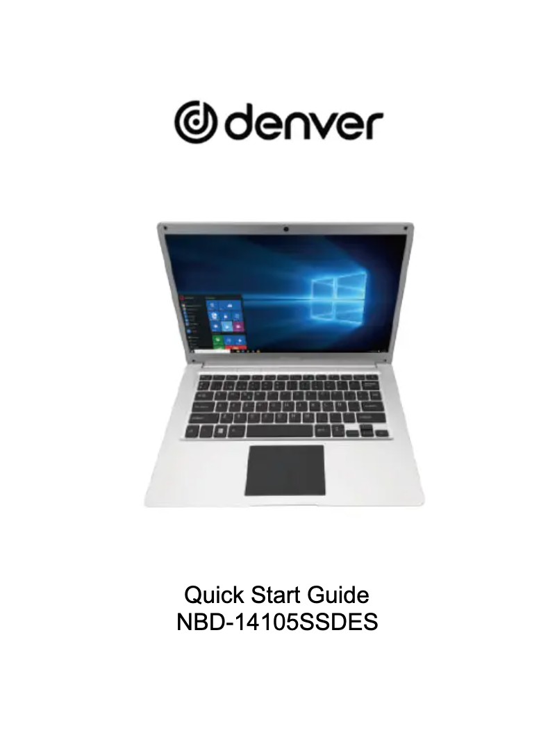 Página 1 del manual Manual de usuario Denver NBD-14105ES