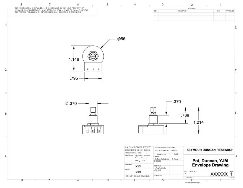 Page n°1 - Manuel utilisateur Seymour Duncan YJM-500