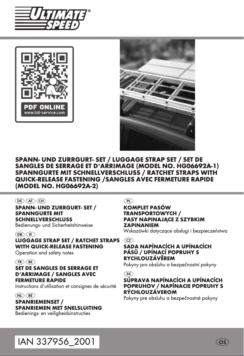 Image de la première page du manuel de l'appareil IAN 337956