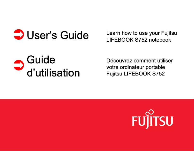Image de la première page du manuel de l'appareil LIFEBOOK S752