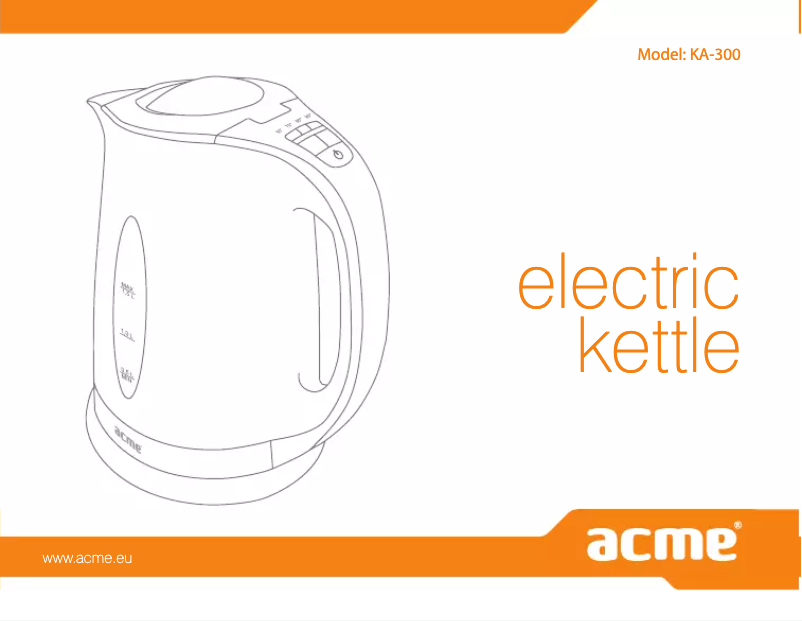 Page n°1 - Manuel utilisateur Acme Made KA300