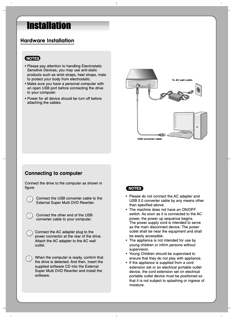 Página 1 del manual Manual de usuario LG GE24LU20