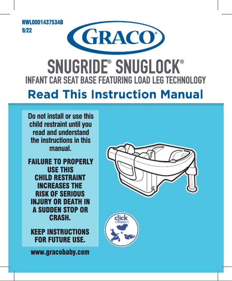 Image de la première page du manuel de l'appareil SnugRide SnugLock
