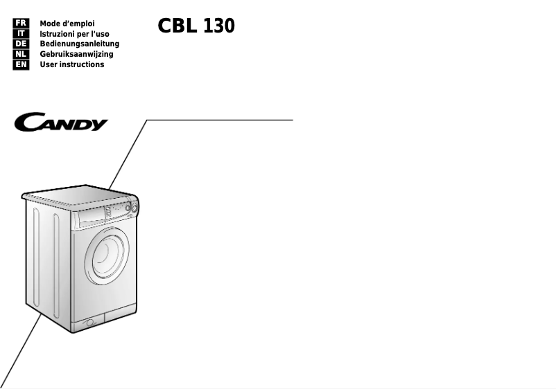 Image de la première page du manuel de l'appareil LBCBL130PNLE