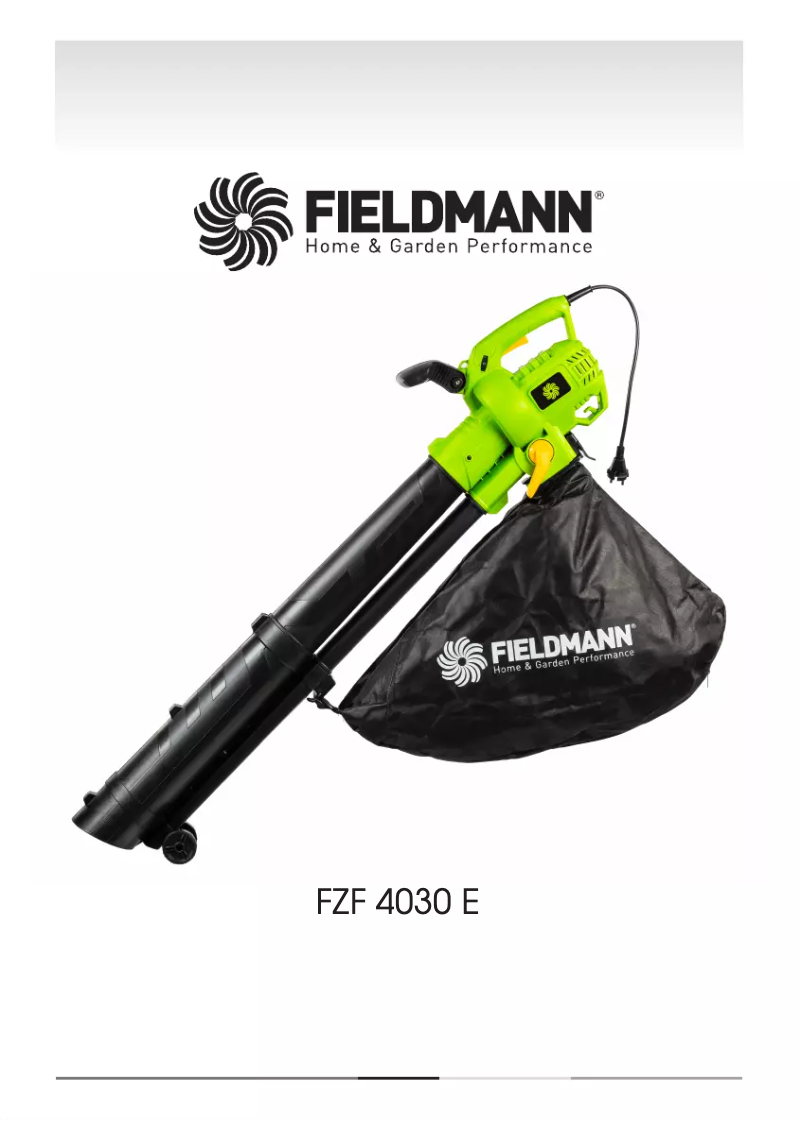 Page 1 de la notice Manuel utilisateur Fieldmann FZF 4030-E