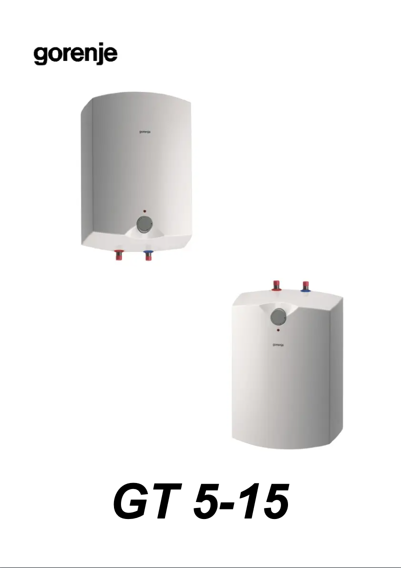 Image de la première page du manuel de l'appareil GT10UC6