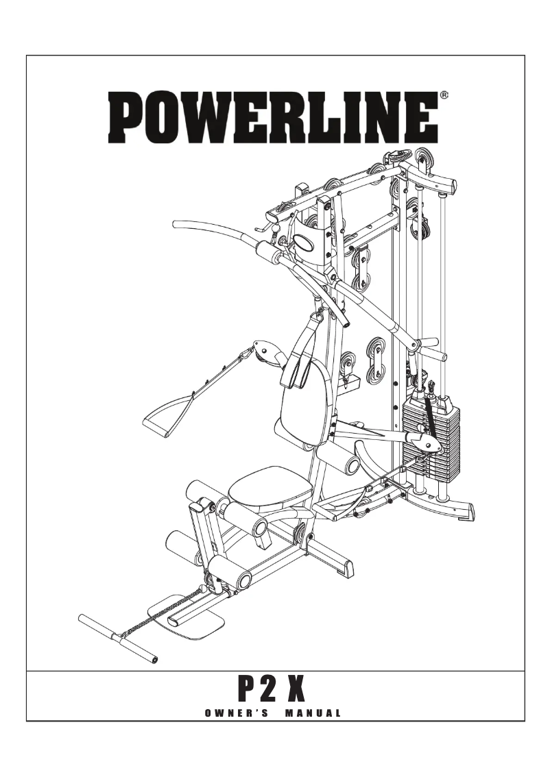 Page 1 de la notice Instructions / montage Body-Solid P2X