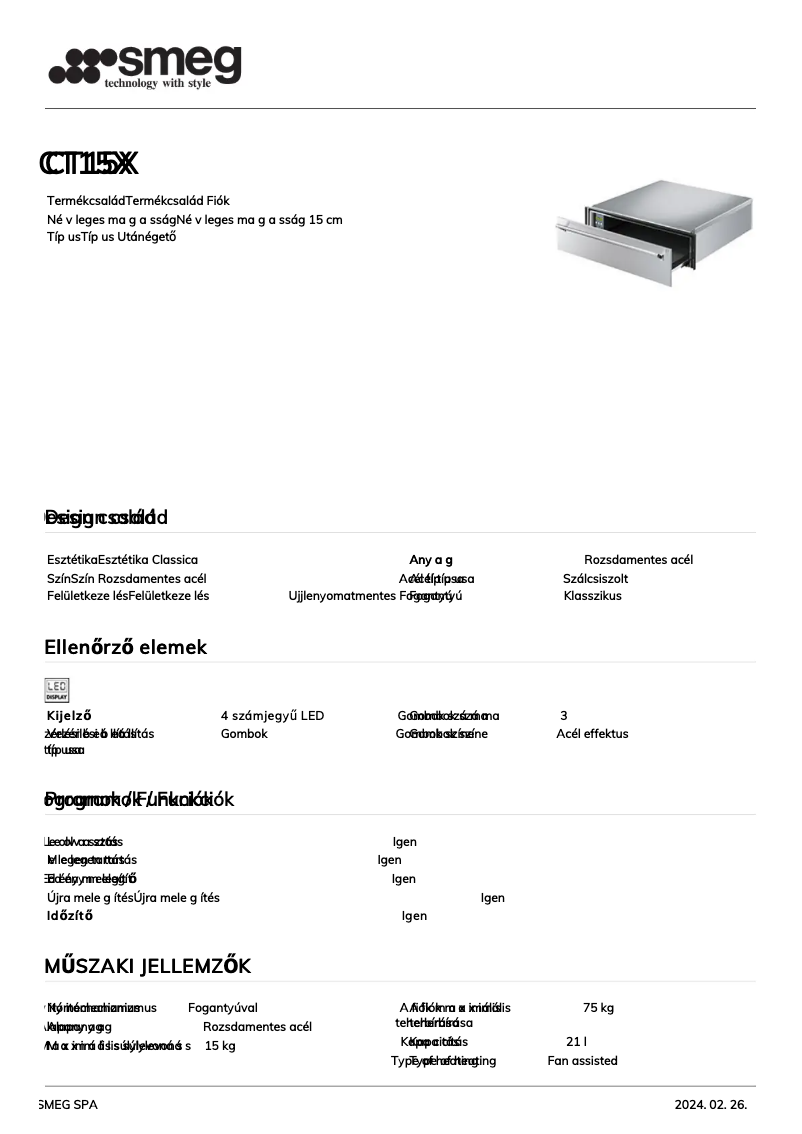 Image de la première page du manuel de l'appareil CT15X