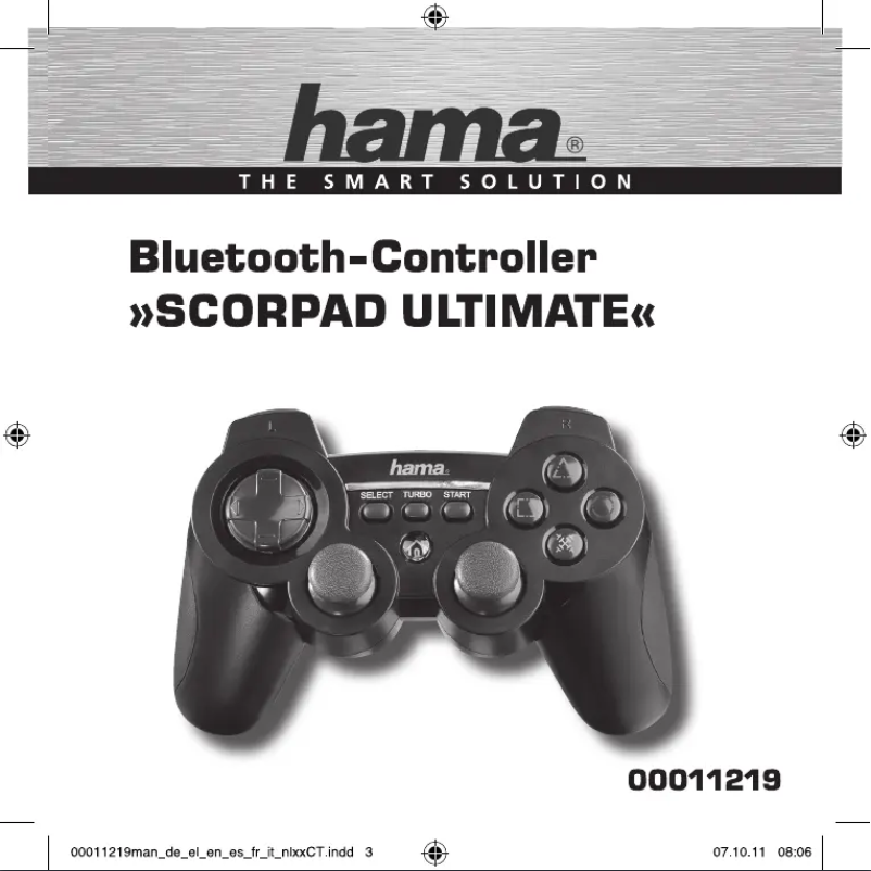 Image de la première page du manuel de l'appareil 00011219