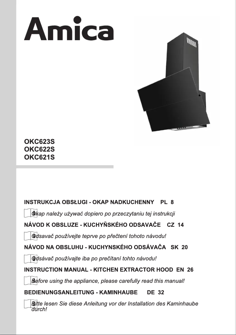 Page 1 of the manual User Manual Amica OKC622S