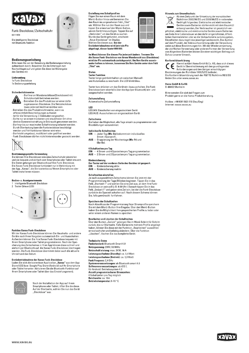Image de la première page du manuel de l'appareil 00111970