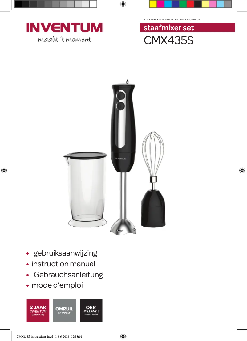 Image de la première page du manuel de l'appareil CMX435S