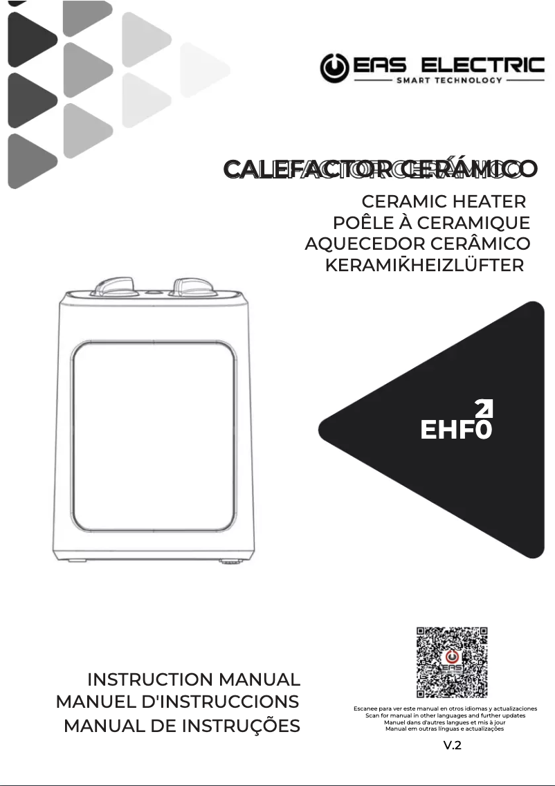 Image de la première page du manuel de l'appareil EHF201