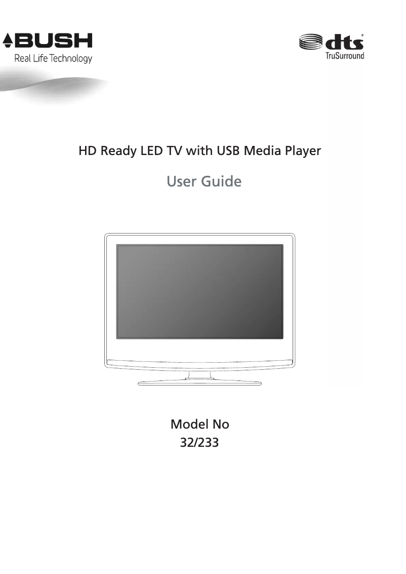 Page 1 de la notice Manuel utilisateur Bush 32/233