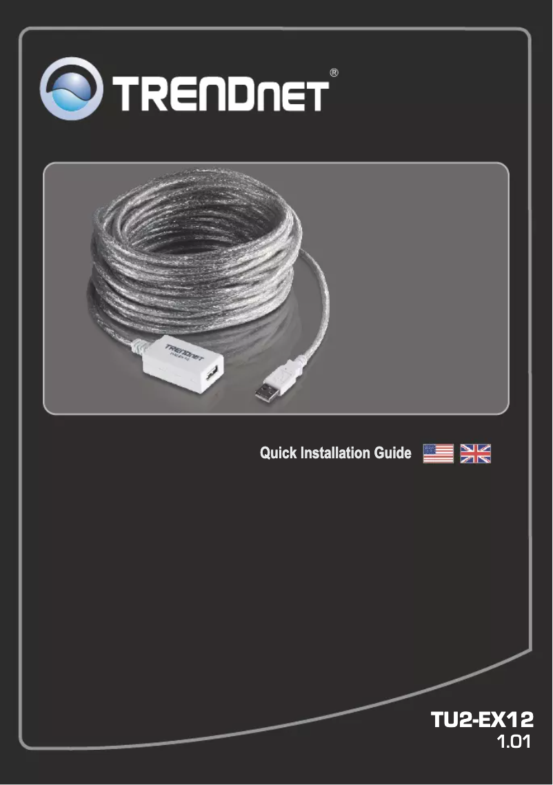 Page 1 de la notice Manuel utilisateur TRENDnet TU2-EX12