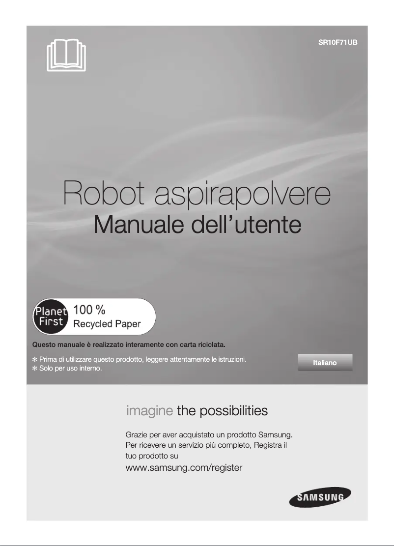 Image de la première page du manuel de l'appareil SR10F71UB
