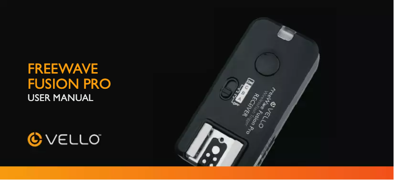 Página 1 del manual Manual de usuario Vello FreeWave Fusion Pro