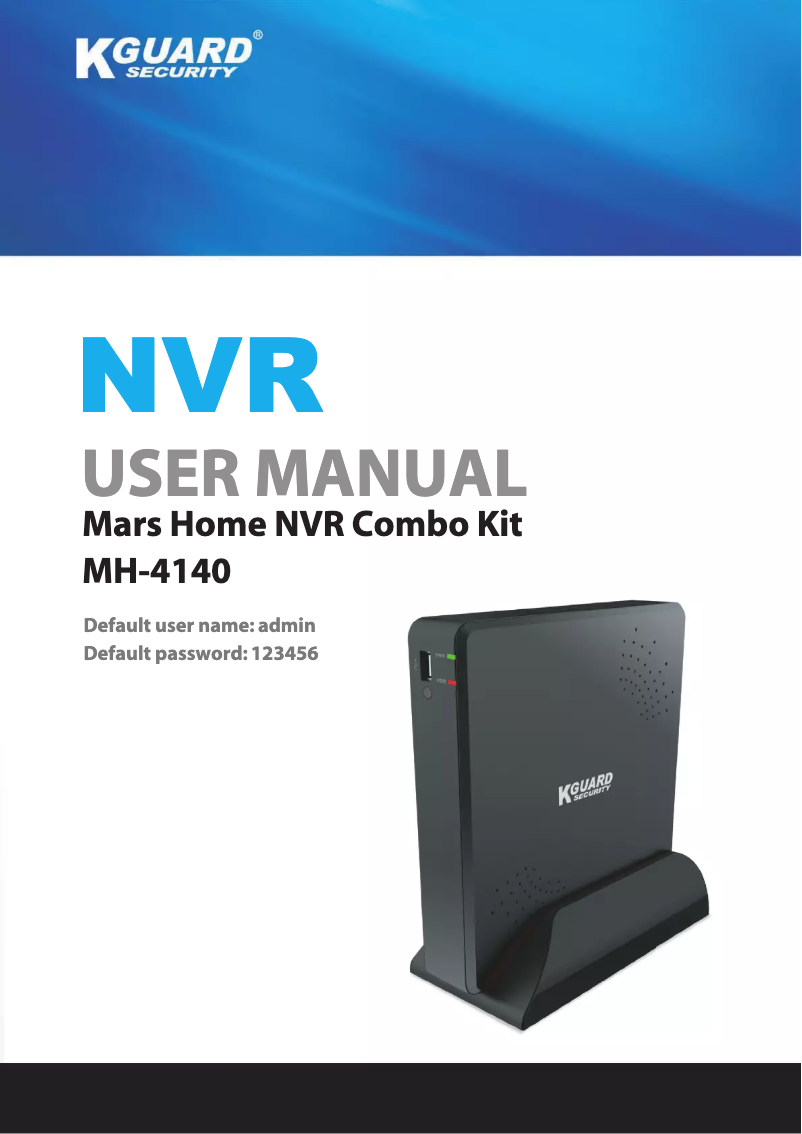 Page 1 de la notice Manuel utilisateur Kguard MH-4140