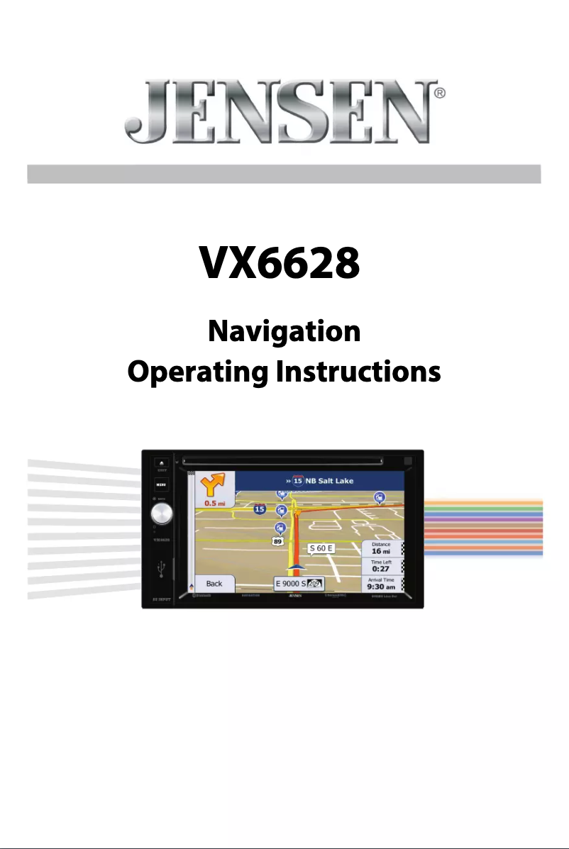 Image de la première page du manuel de l'appareil VX6628