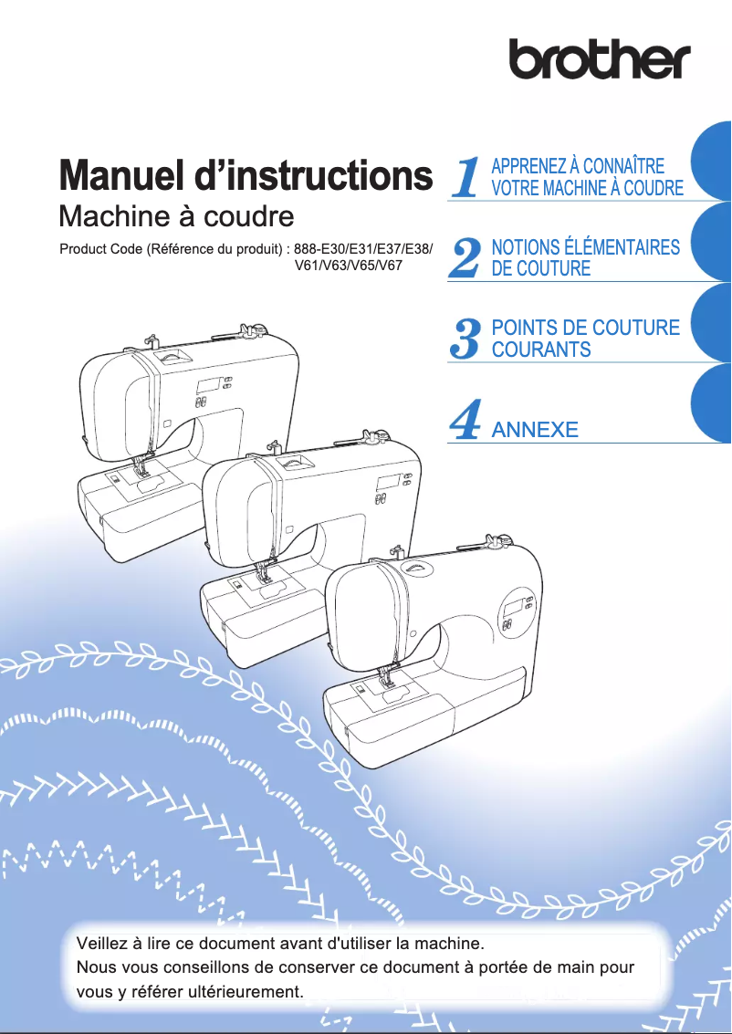 Image de la première page du manuel de l'appareil KD40