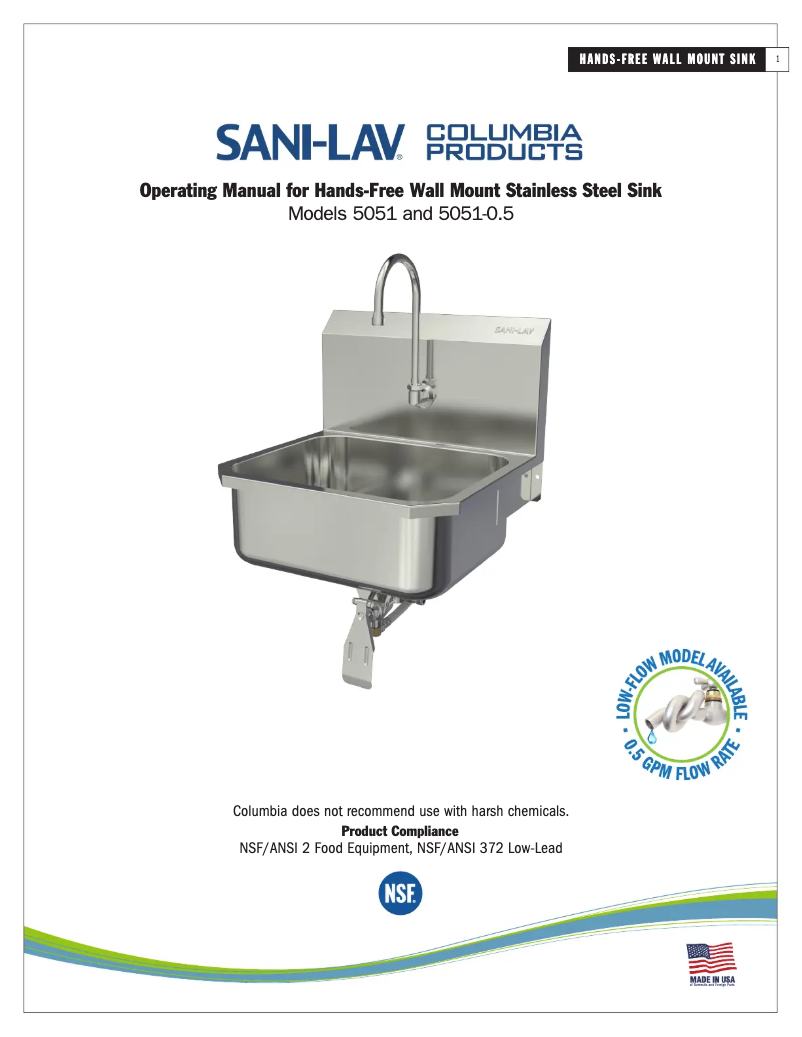 Image de la première page du manuel de l'appareil 5051