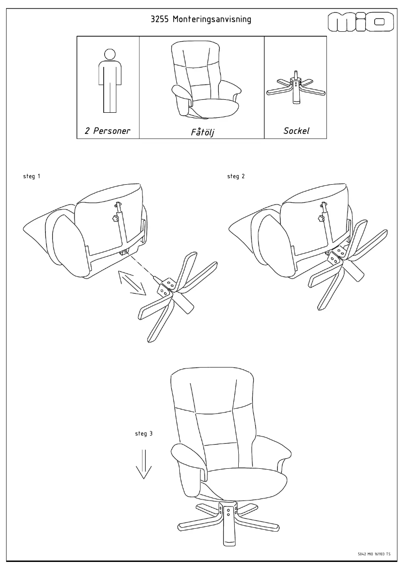 Page 1 de la notice Manuel utilisateur Mio Filip