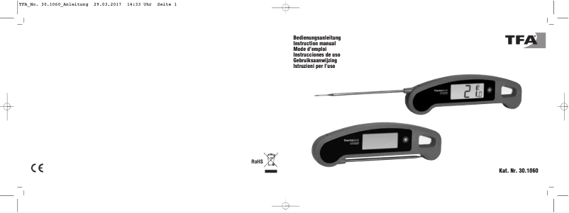 Página 1 del manual Manual de usuario TFA 30.1060.05