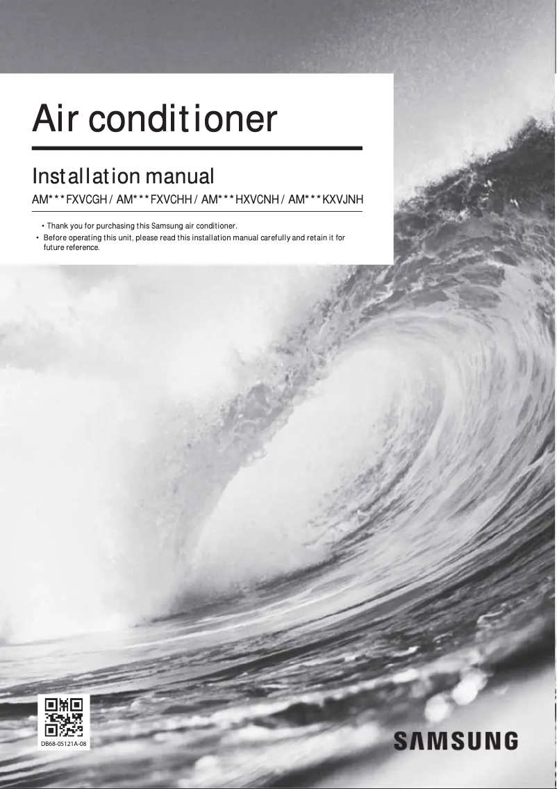 Imagen de la primera página del manual del dispositivo AM140FXVCGH