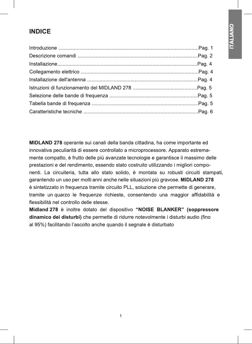 Image de la première page du manuel de l'appareil 278