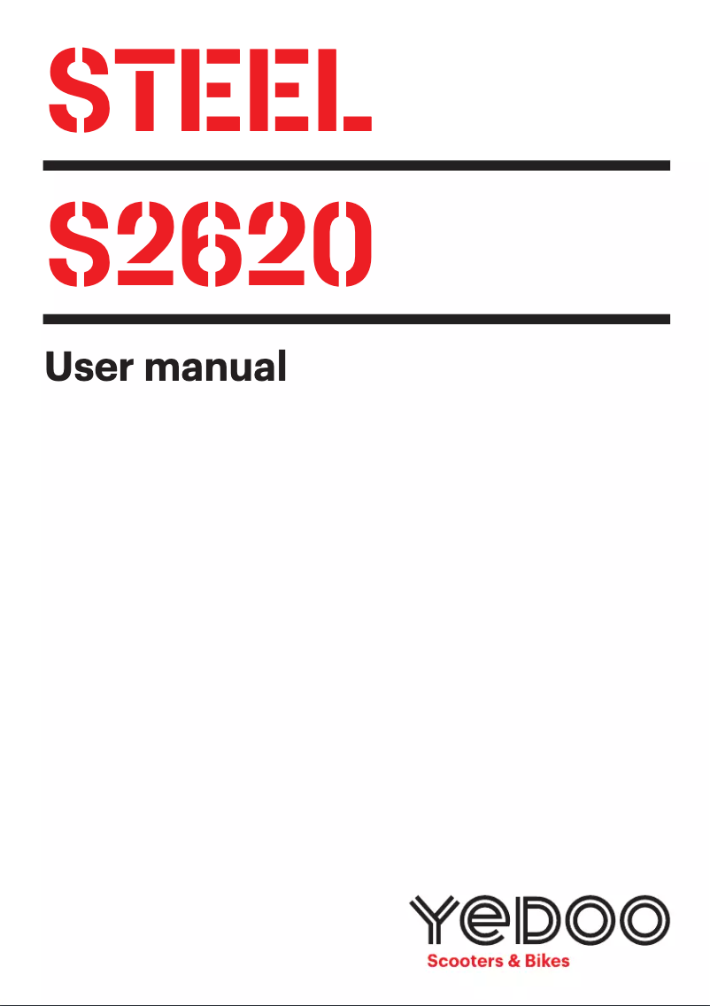 Page 1 de la notice Manuel utilisateur Yedoo S2620