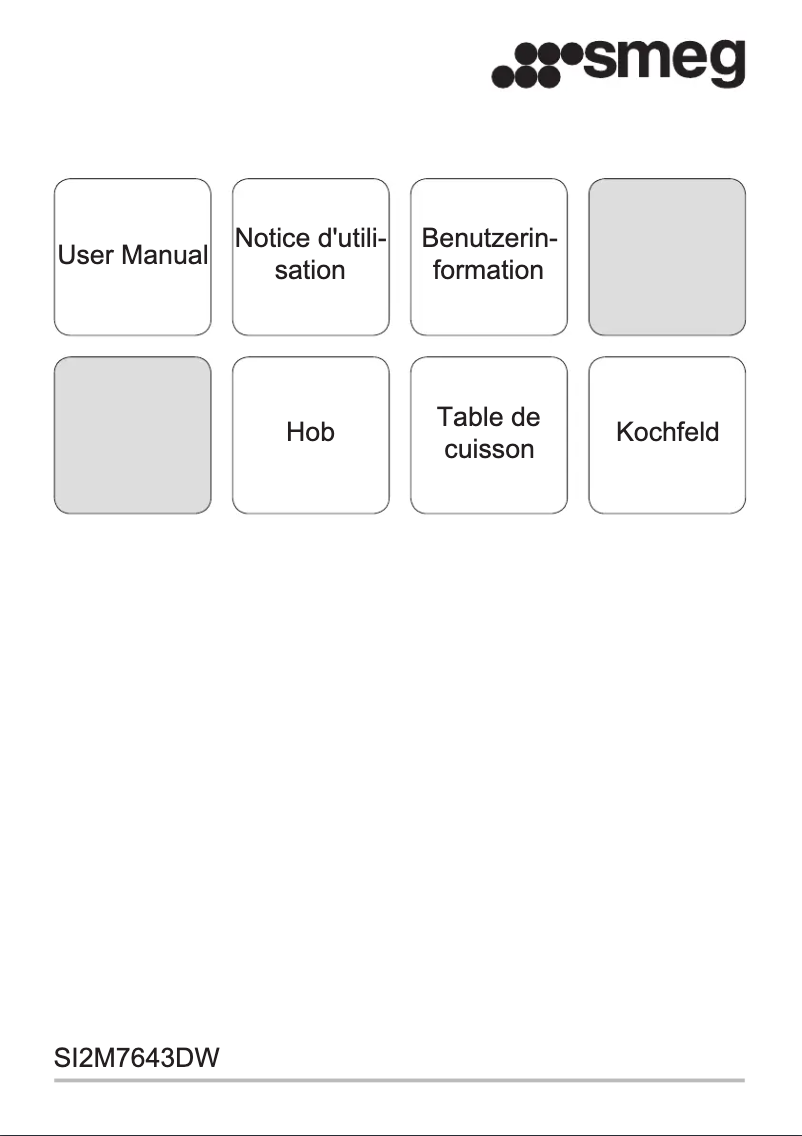 Página 1 del manual Manual de usuario Smeg SI2M7643DW