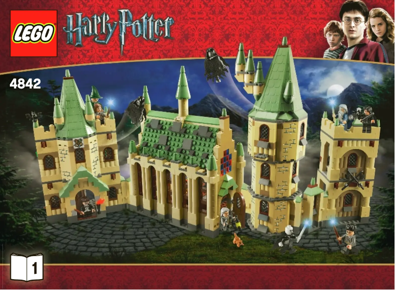 Page 1 de la notice Manuel utilisateur Lego Hogwarts Castle