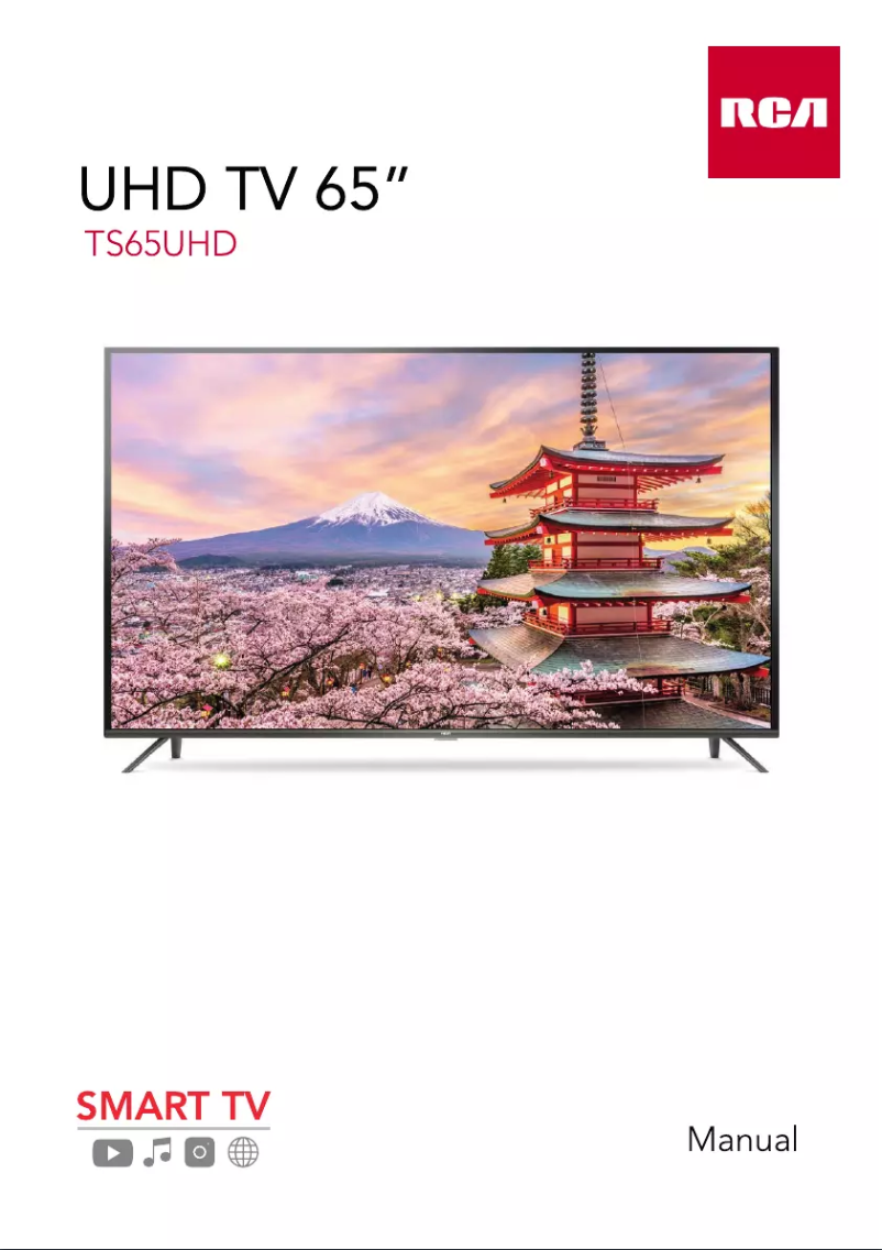 Image de la première page du manuel de l'appareil TS65UHD