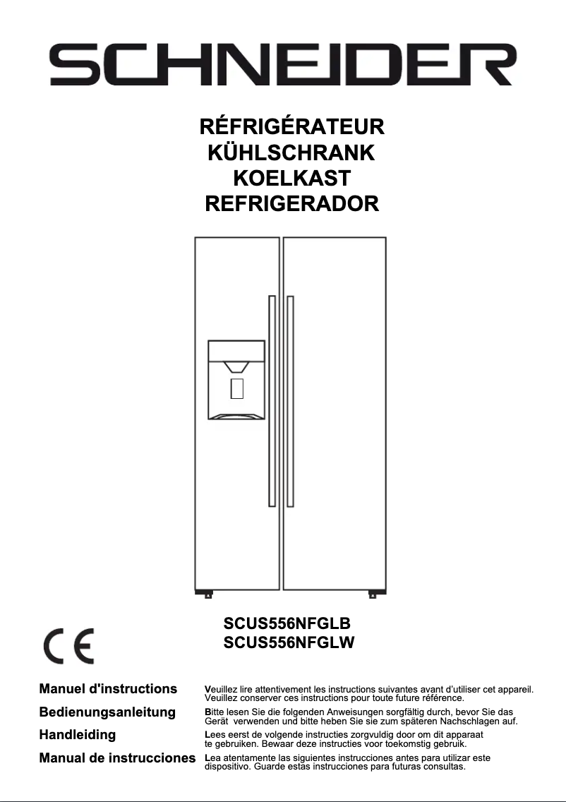 Image de la première page du manuel de l'appareil SCUS556NFGLB