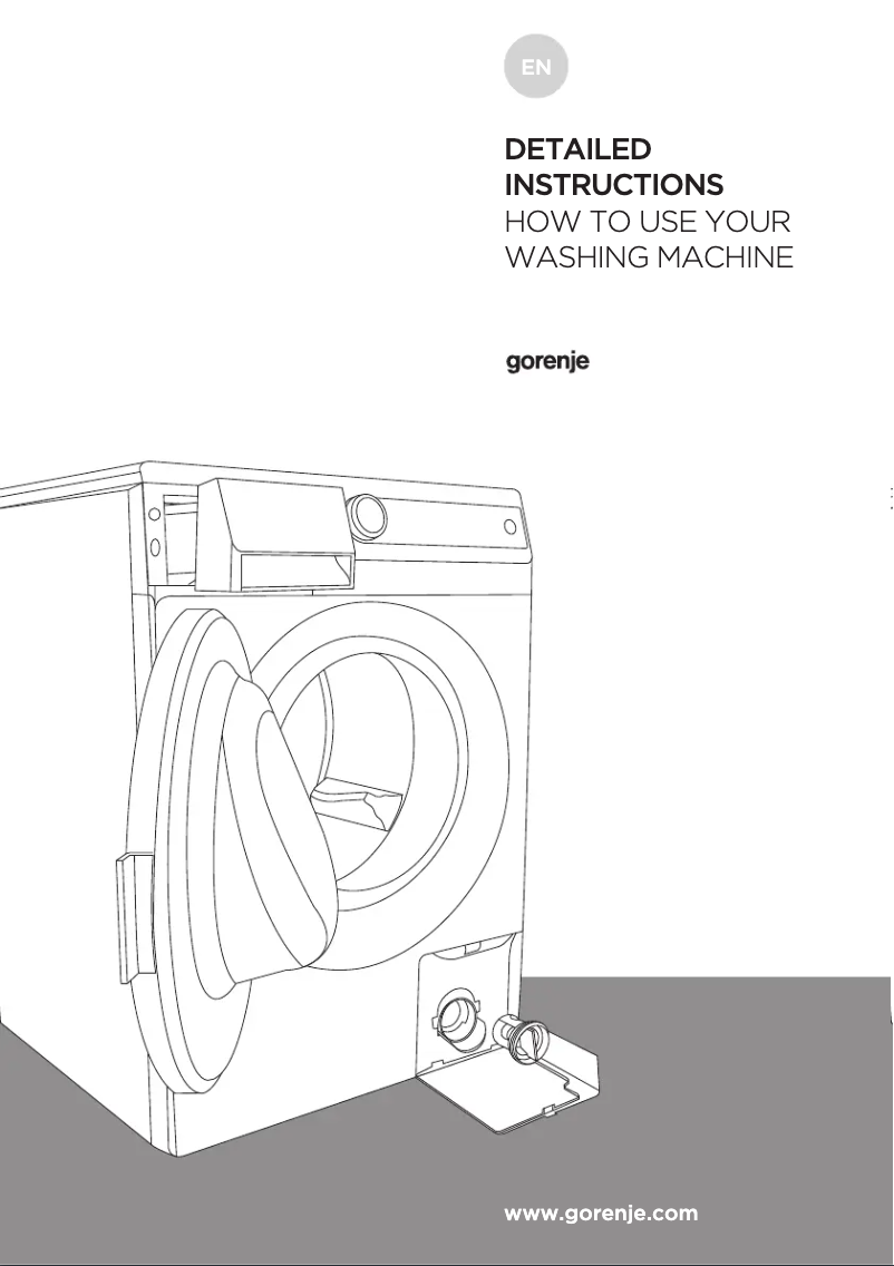 Page n°1 - Manuel utilisateur Gorenje W98F65E/IUK