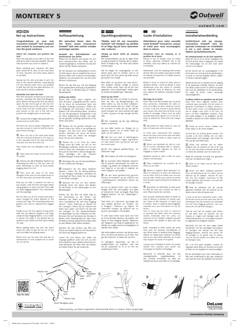 Image de la première page du manuel de l'appareil DeLuxe Green Monterey 5