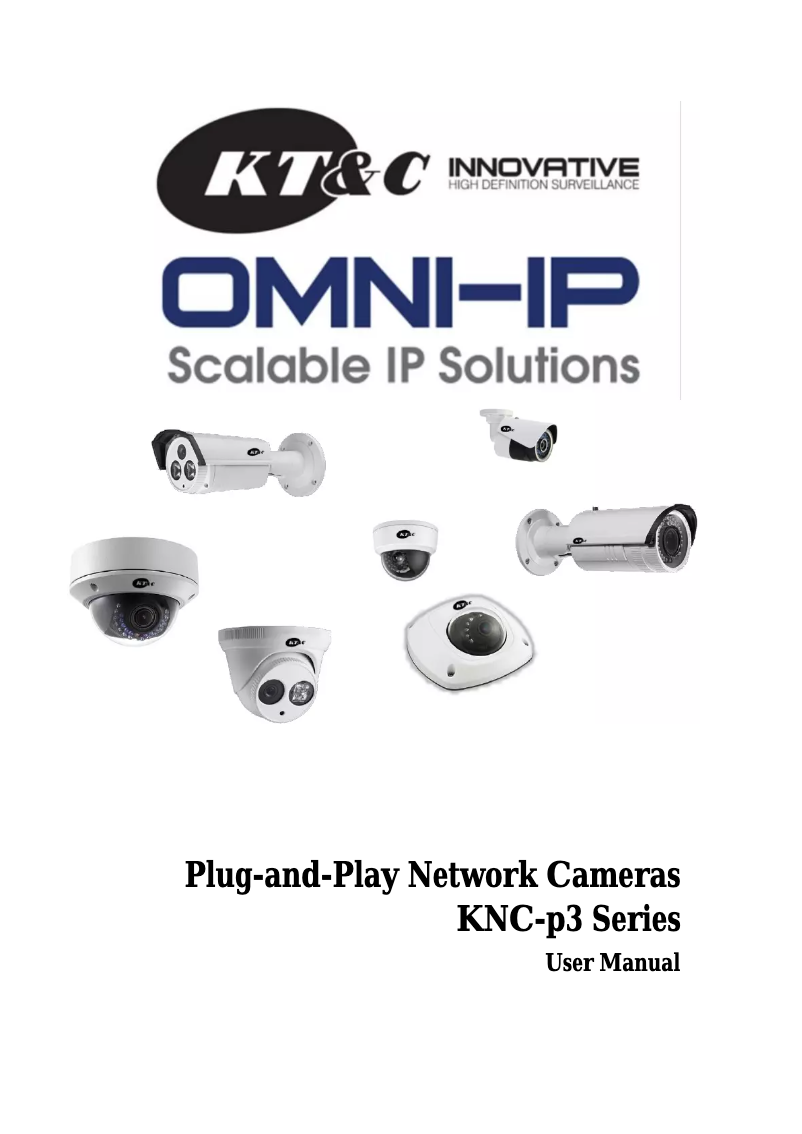 Image de la première page du manuel de l'appareil KNC-P3BR6IR