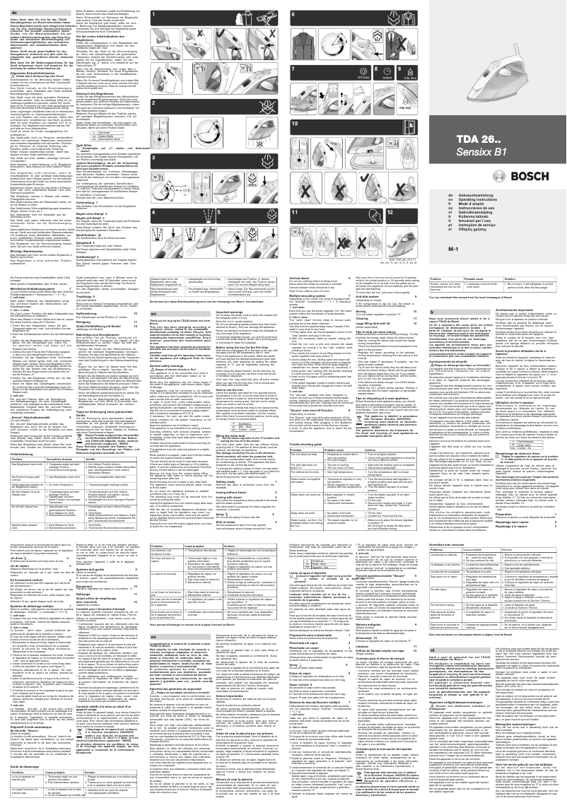 Page 1 de la notice Manuel utilisateur Bosch Sensixx B1 TDA2610