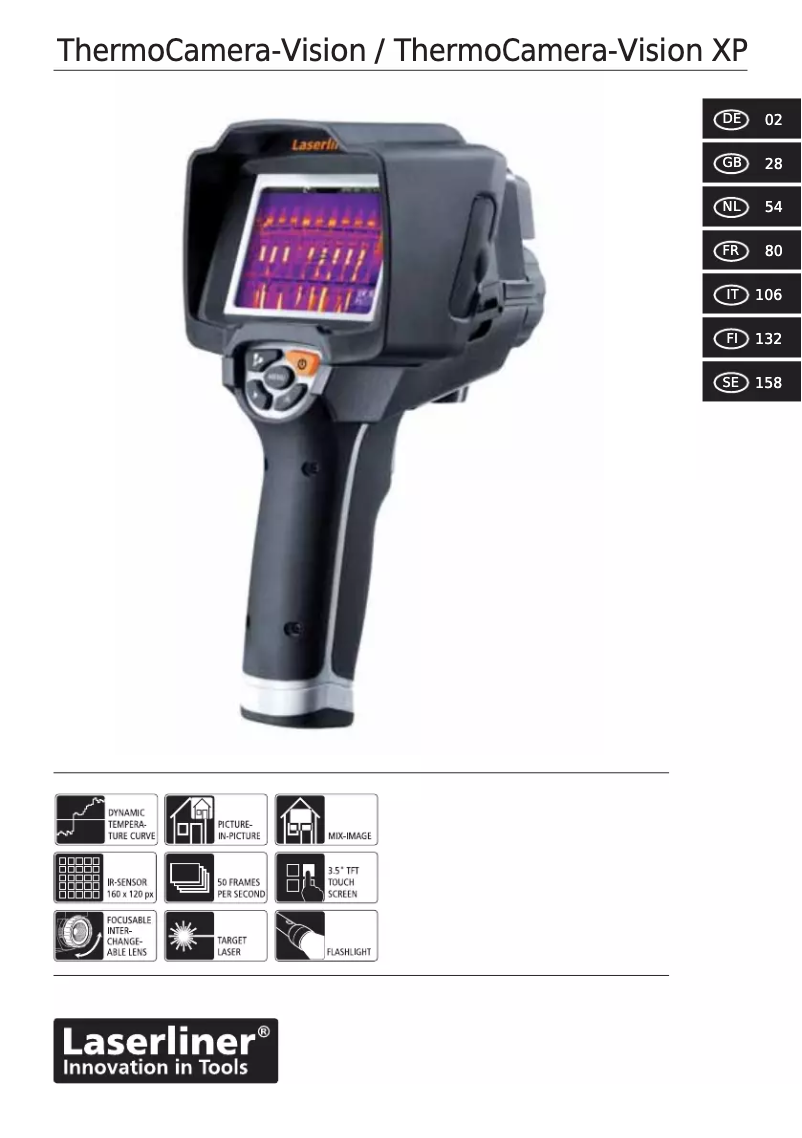 Page n°1 - Manuel utilisateur Laserliner ThermoCamera-Vision XP