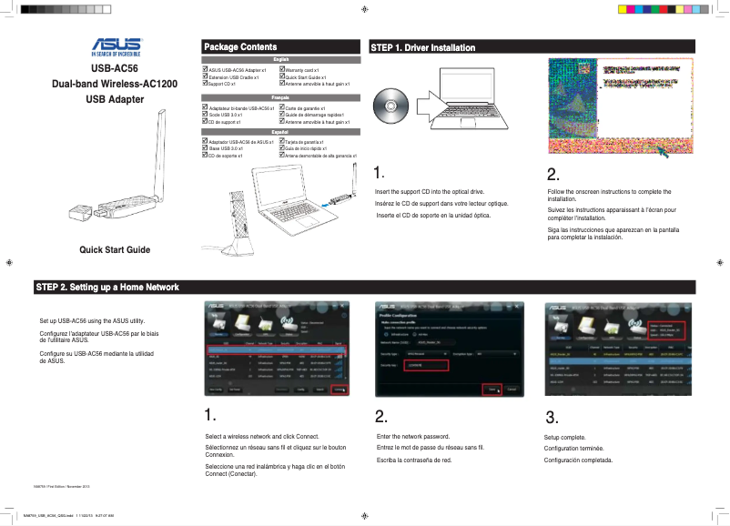 Page 1 of the manual User Manual Asus USB-AC56