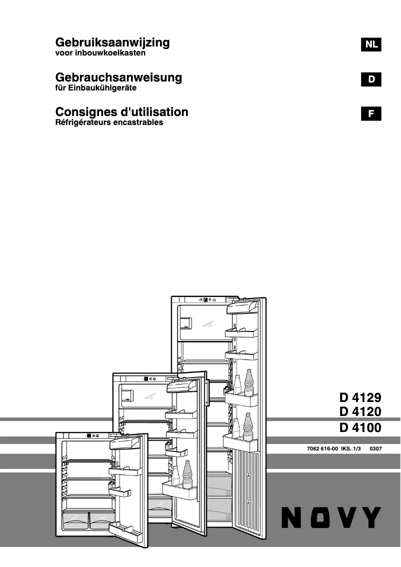 Imagen de la primera página del manual del dispositivo D 4100