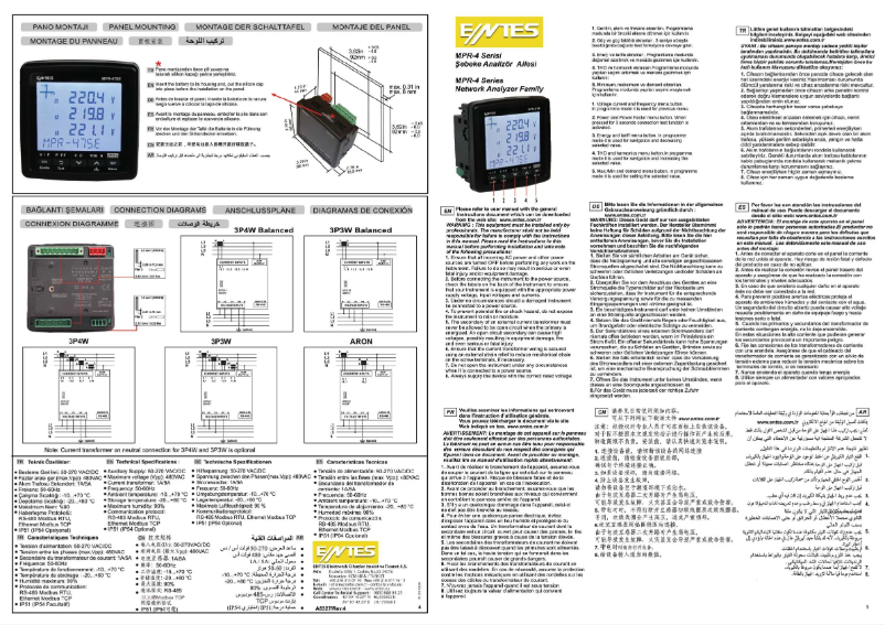 Page 1 de la notice Guide de démarrage rapide ENTES MPR-47SE