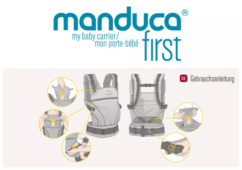 Page 1 de la notice Manuel utilisateur Manduca First PureCotton