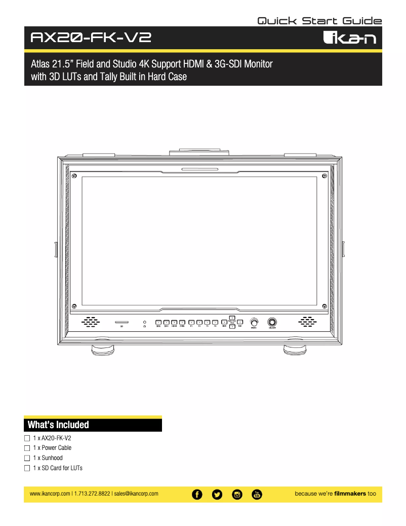 Image de la première page du manuel de l'appareil Atlas AX20-FK-V2