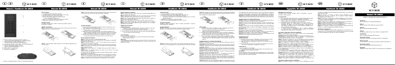 Página 1 del manual Manual de usuario Icy Box IB-189U3