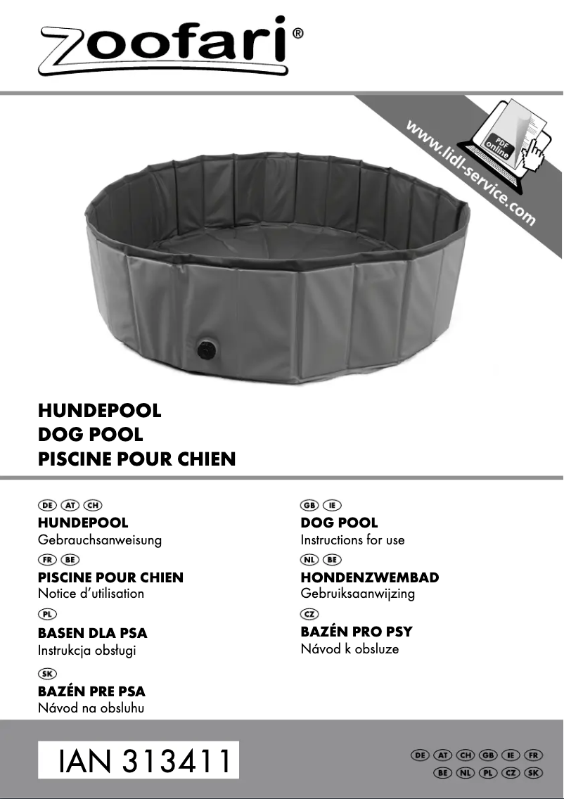 Page n°1 - Manuel utilisateur Zoofari IAN 313411