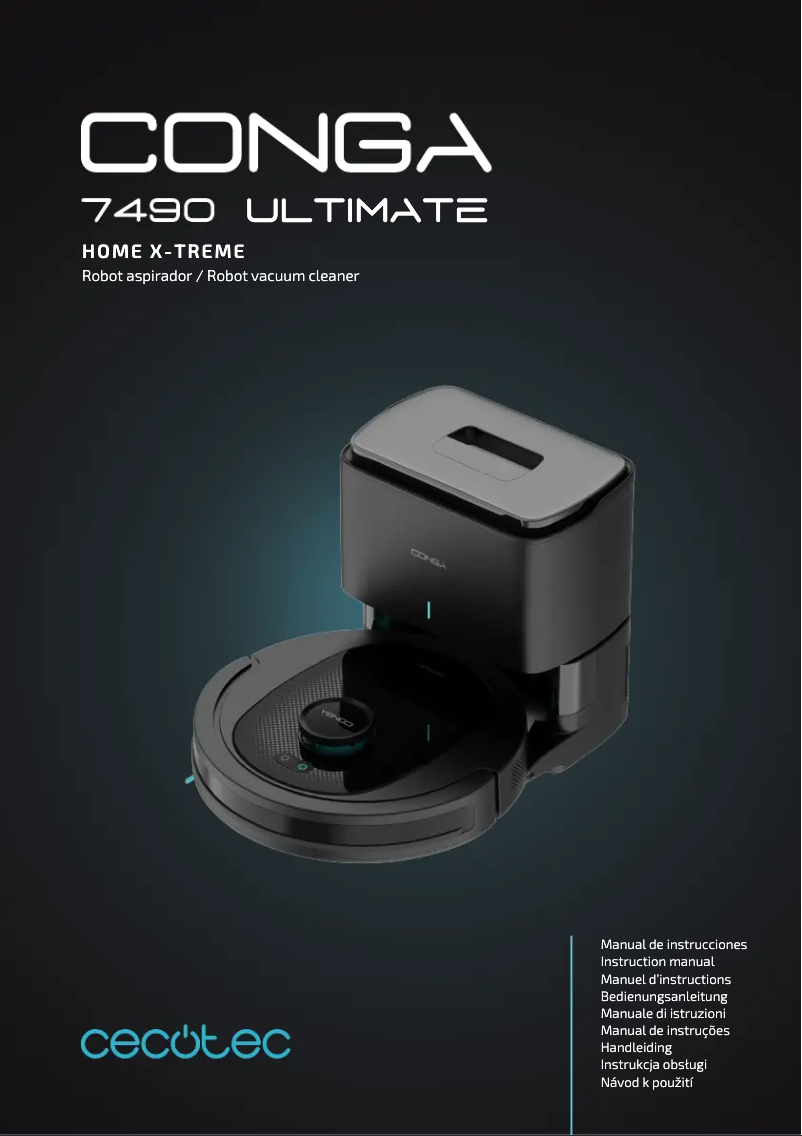 Page n°1 - Manuel utilisateur Cecotec Conga 7490 Ultimate Home X-Treme